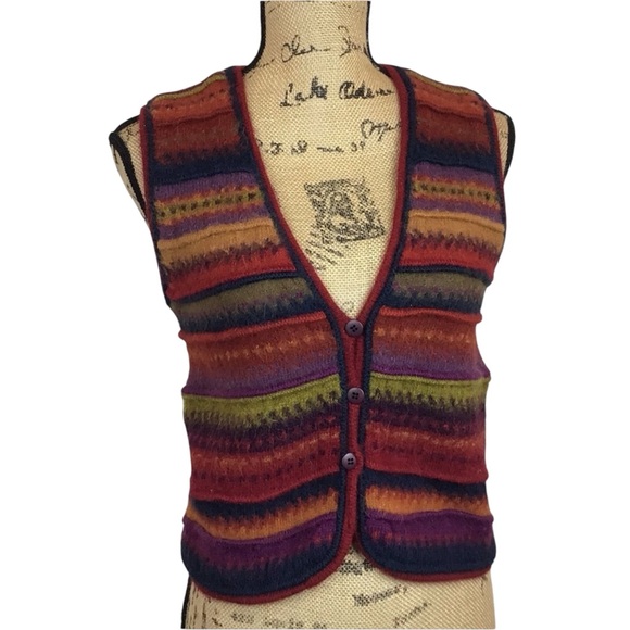 The Peruvian Connection 100% Alpaca Sweater Vest - Picture 1 of 7